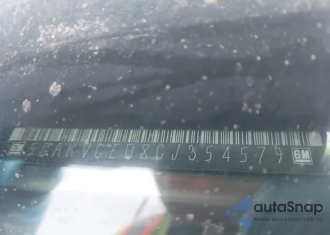 2012 Buick Enclave Leather из США, поврежденный, VIN 5GAKVCED8CJ354579